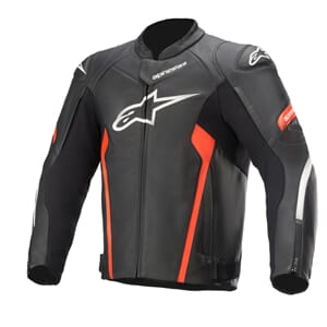 Alpinestars Skinnjakke Faster V2 Svart/Rød