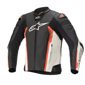 Alpinestars Skinnjakke Missile v2 Svart/Hvit/Rød