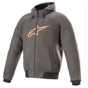 Alpinestars Chrome MC-Hoodie Grå/Orange