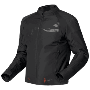 Richa Stradale WP MC-Jakke Svart