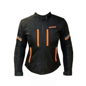 Bullfighter Trixy Dame MC-Jakke Svart/Oransje
