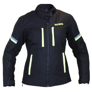 Bullfighter Trixy Dame MC-Jakke Svart/Gul