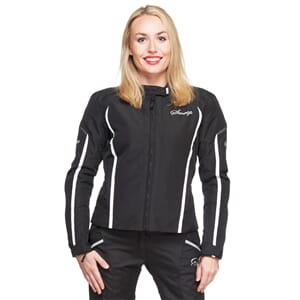 Sweep Milanese Dame MC-Jakke Svart/Hvit