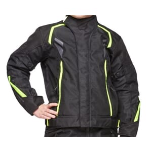 Sweep Wolverine 2 Barn MC-Jakke Svart/Gul