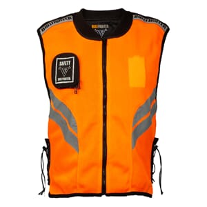Bullfighter MC-Vest m/Borrelås For Patch Oransje