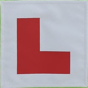 L Patch til Opplæring - m/Borrelås