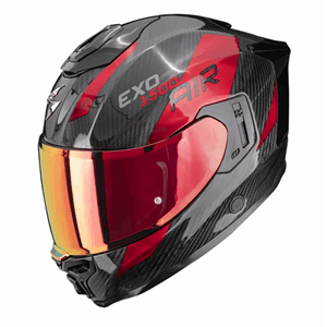 Scorpion EXO-1500 AIR Carbon Platted Svart/Rød