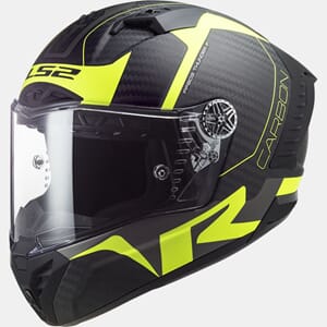 LS2 MC-Hjelm FF805 Thunder Racing Hi-Vis/Gul