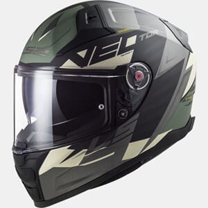 LS2 MC-Hjelm FF811 Vector 2 Absolute Grønn/Svart