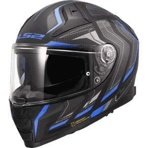 LS2 MC-Hjelm FF811 Vector 2 Alizer Svart/Blå
