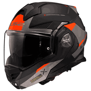 LS2 Åpningshjelm FF901 Advant X Oblivion Matt Svart/Rød