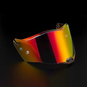 LS2 Visir FF805 Thunder - Rødt Sølv/Rødt Speil