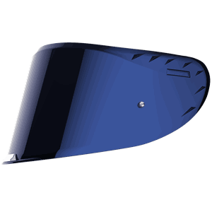 LS2 Visir FF327 Challenger - Iridium Blå/ Speil Blå