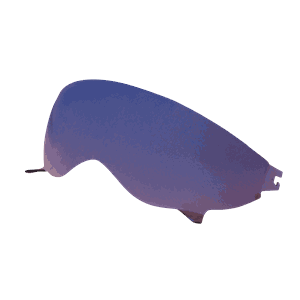 LS2 Visir Halvhjelm OF606 Drifter - Blå Sølv/Blå Speil