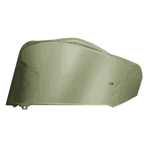 LS2 Visir FF818 Storm III Gold/Mirror