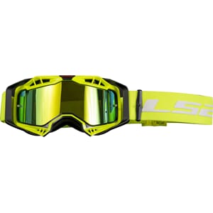 LS2 Aura Crossbriller Hi-Vis Gul Ramme/ Sølv Glass