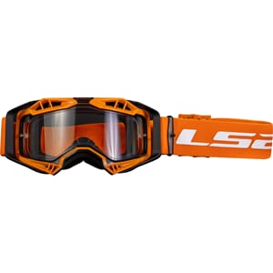 LS2 Aura Crossbriller Hi-Vis Oransje Ramme/ Klart Glass