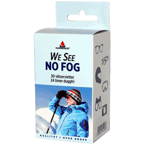 We See NoFog Våtservietter - Antidug
