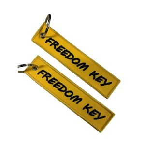 Nøkkelring Freedom key Gul