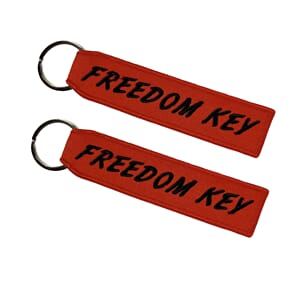 Nøkkelring Freedom Key Rød