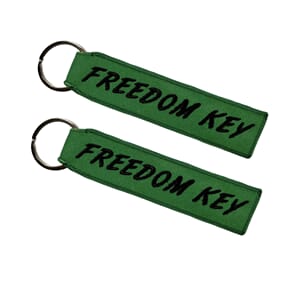 Nøkkelring Freedom Key Grønn
