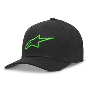 Alpinestars Caps Ageless Curve Svart/Grønn