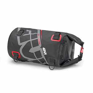 Givi EA114GR Vanntett duffelbag Easy 30 liter Svart/Rød