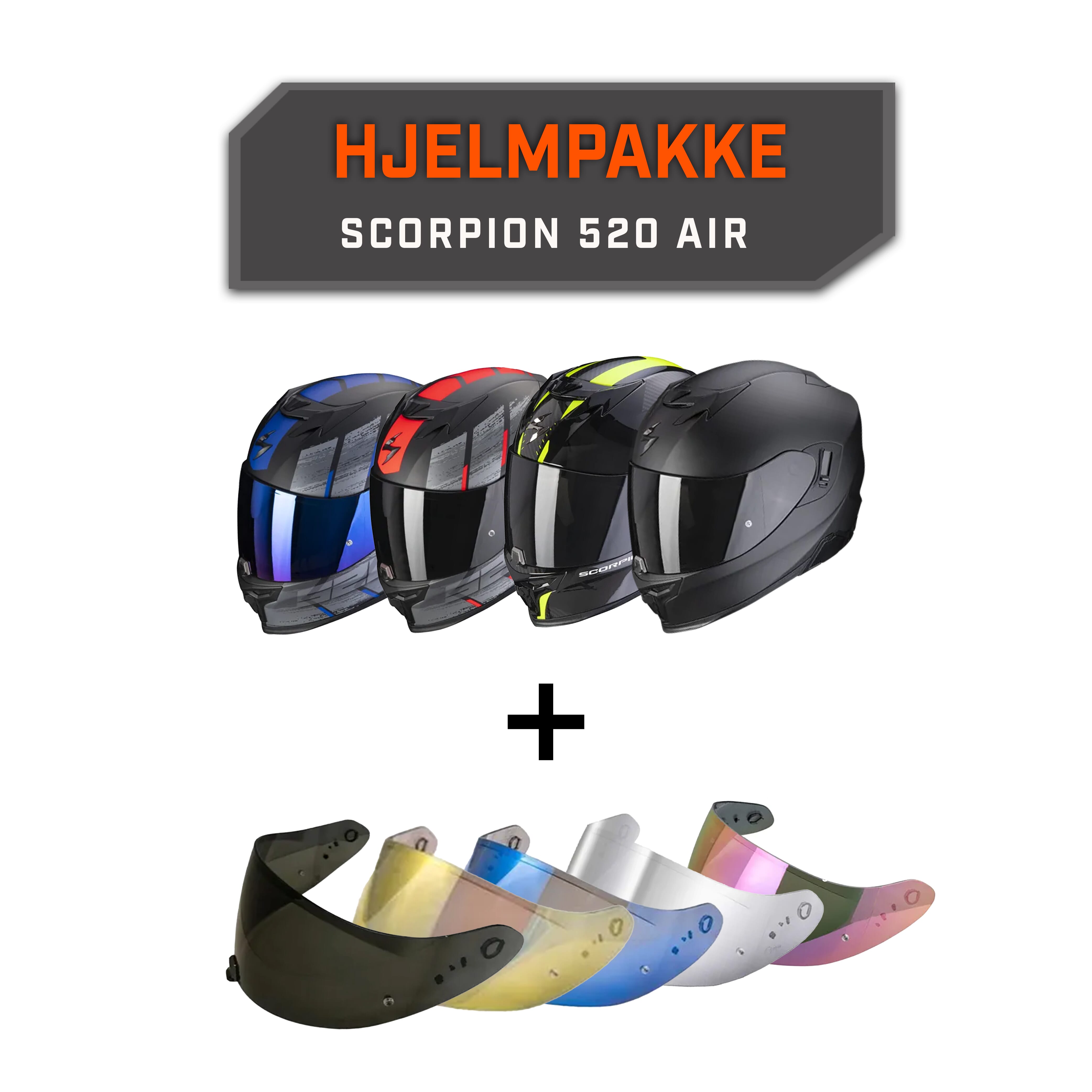 Hjelmpakke Scorpion EXO-520